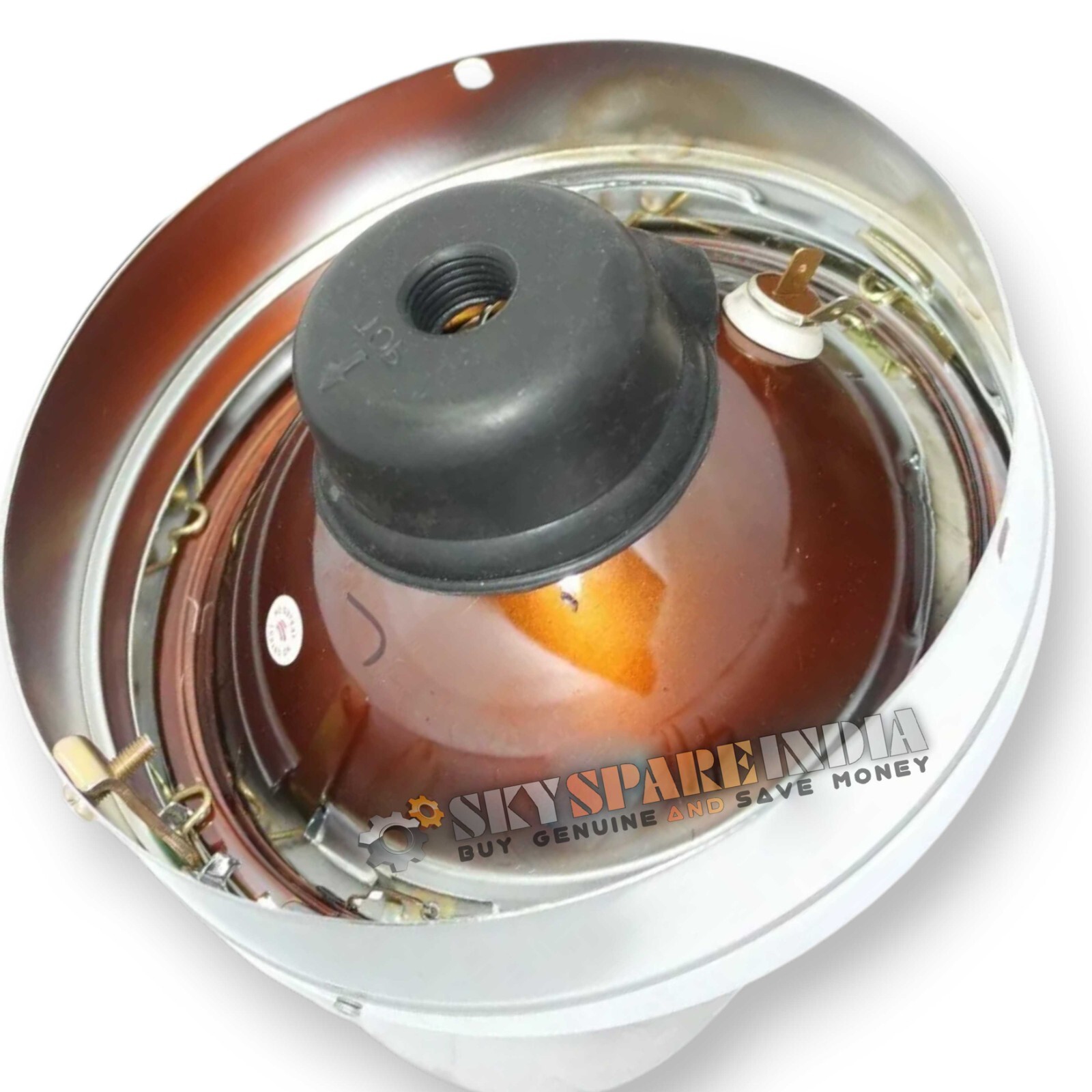 7″ Headlight Headlamp With Peak Fits For Royal Enfield Classic Uce 350/500cc