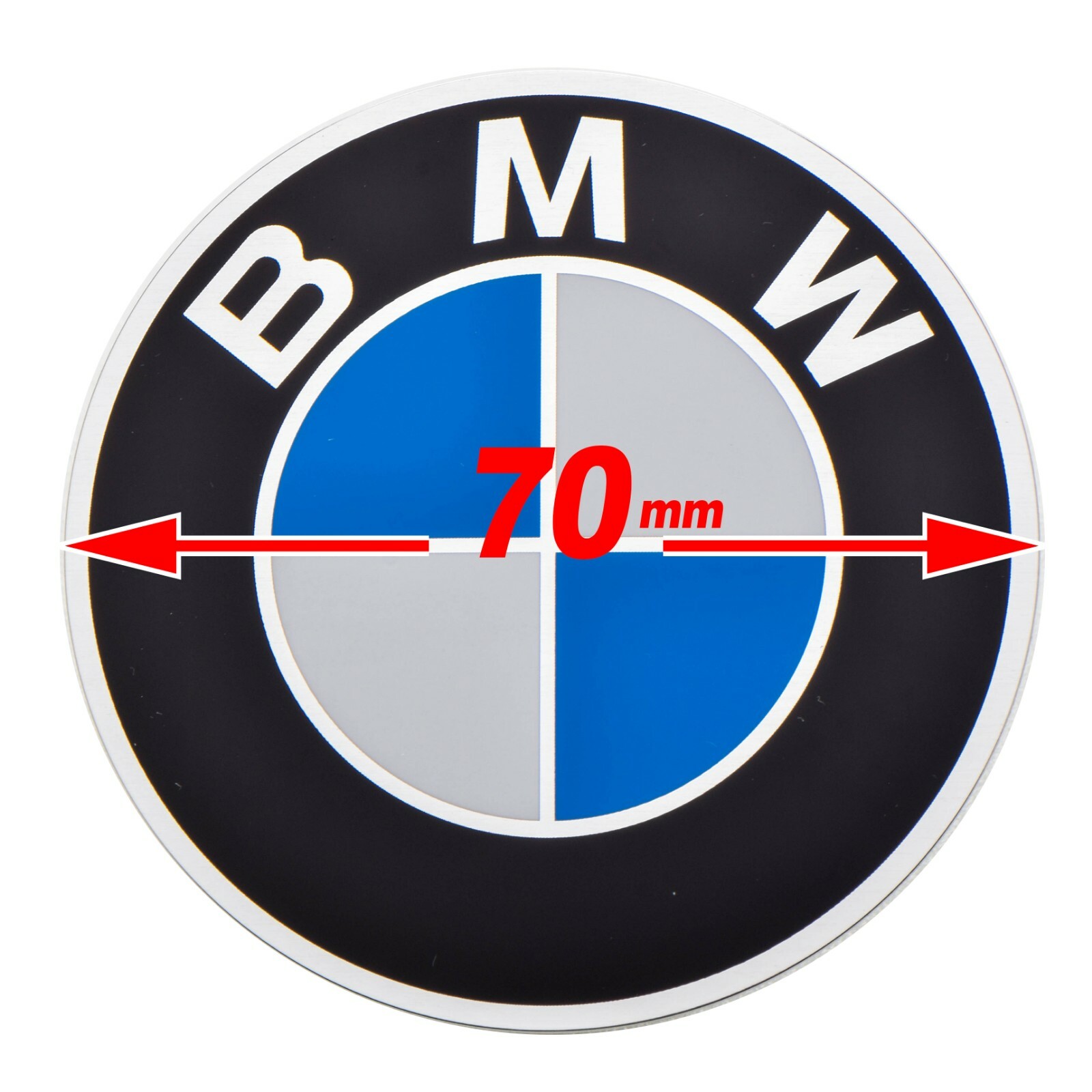 BMW Logo Round Emblem (70mm) 46 63 7 686 746, BMW-Roundel746