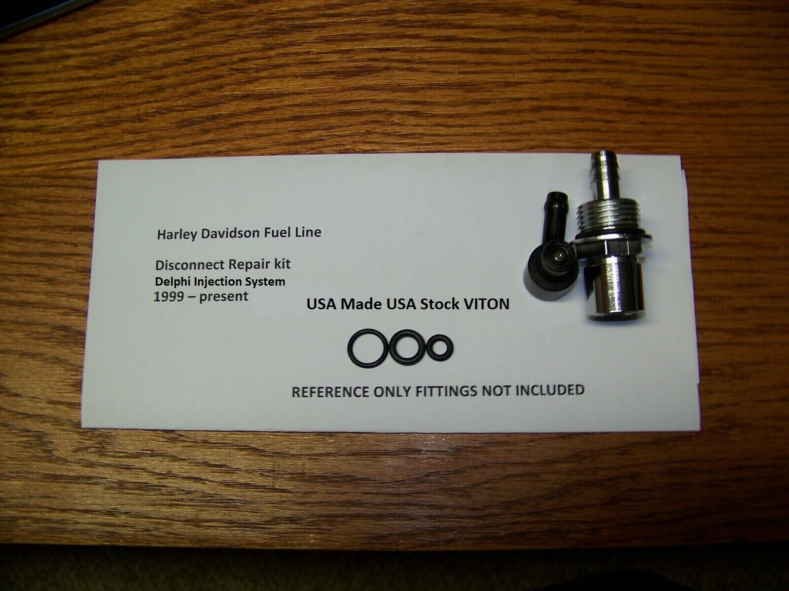 Harley Davidson fuel line quick disconnect repair kit VITON USA Over 1000 Sold!