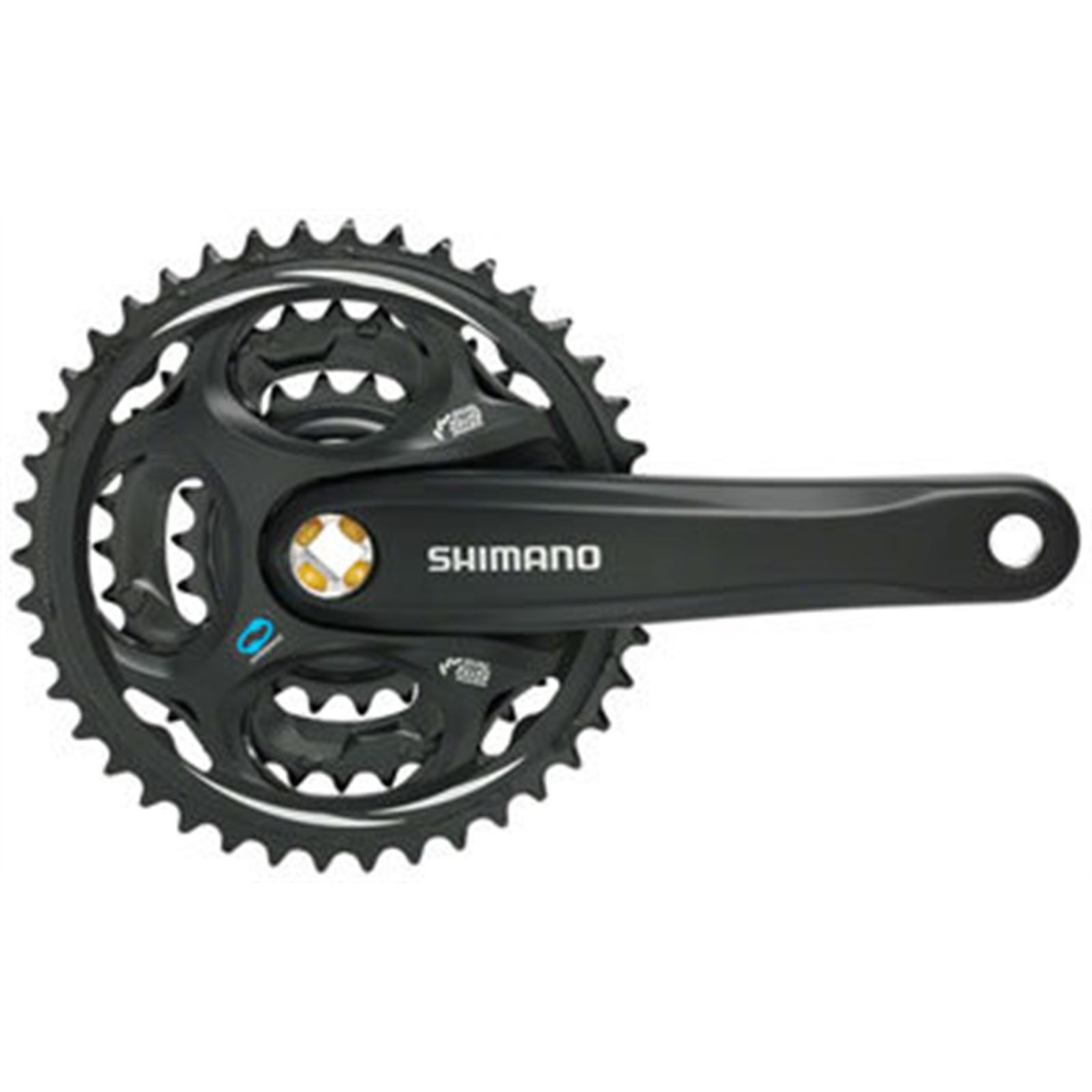 Crankset – 170mm – 7/8-Speed – 48/38/28t – Black – Altus FC-M311 EFCM311C888XL