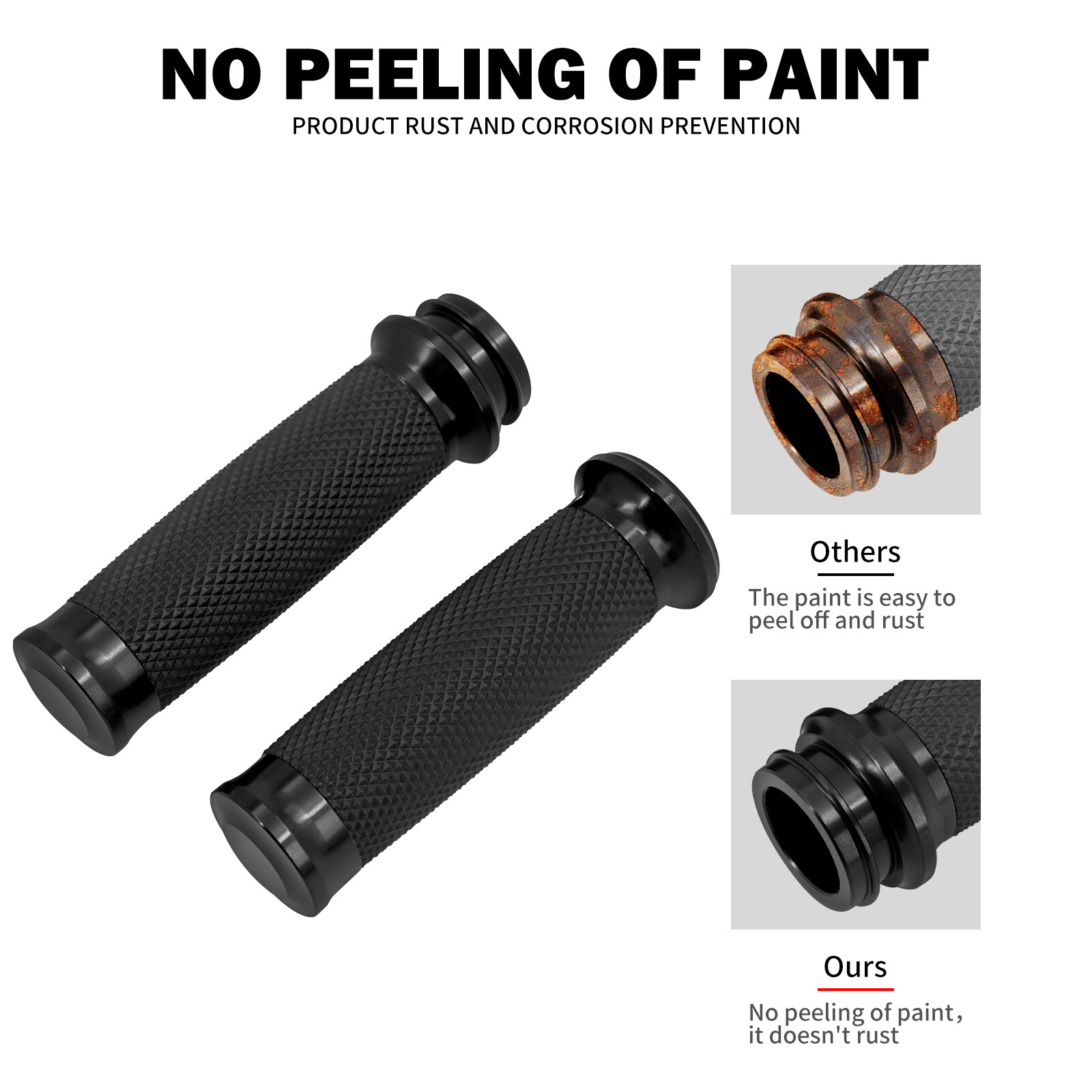 1″ CNC Hand Grips Electronic Throttle Fit For Touring 08-up Softail 2016-up Dyna