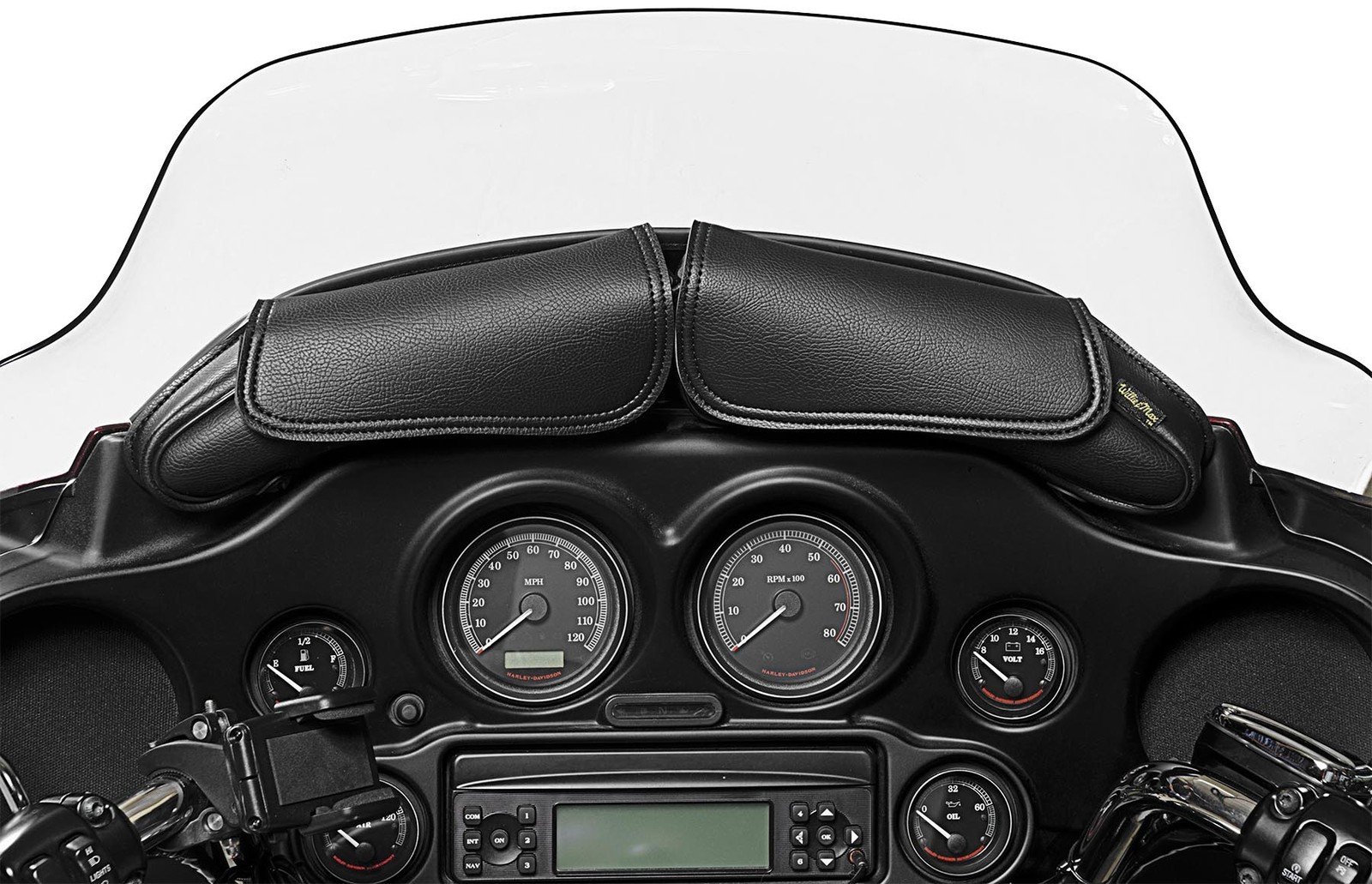 Willie & Max Universal Dual Pouch Windshield Bag Motorcycle Street Bike