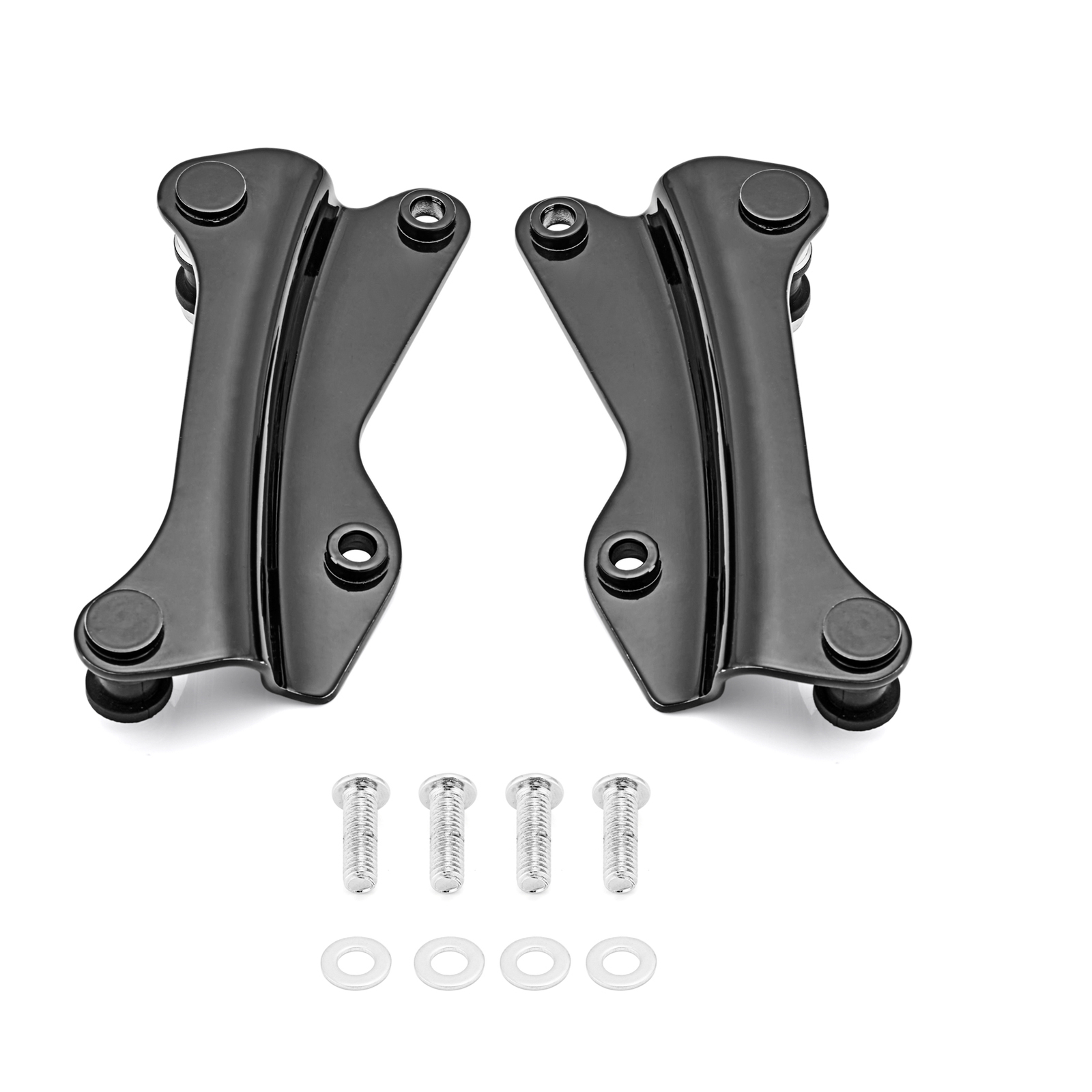 Gloss Black 4 Point Docking Hardware Kit For Harley Touring 2014-2024 52300354