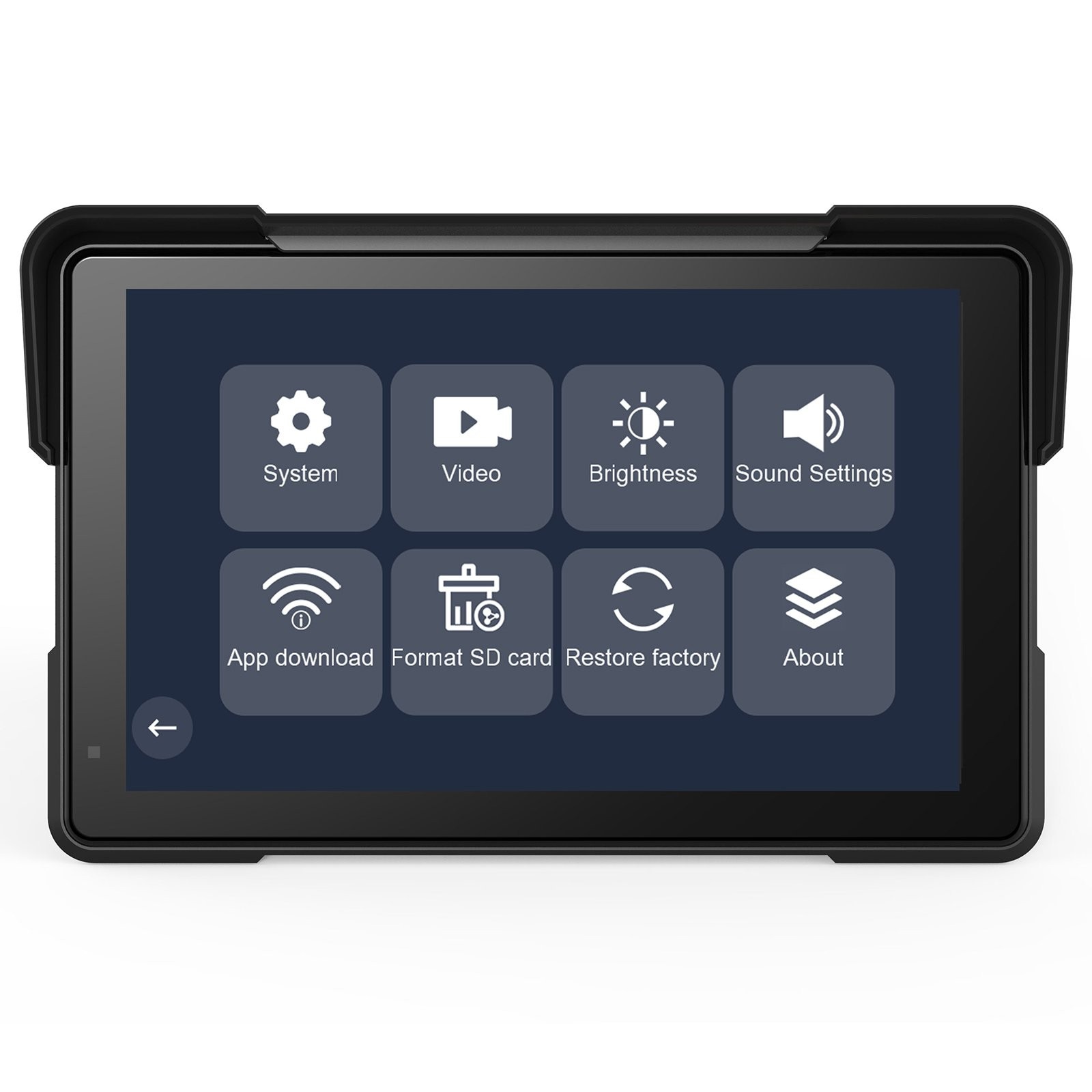 7in Touchscreen Bluetooth Audio Receiver Support Wifi Loop Recording GPS Trackin