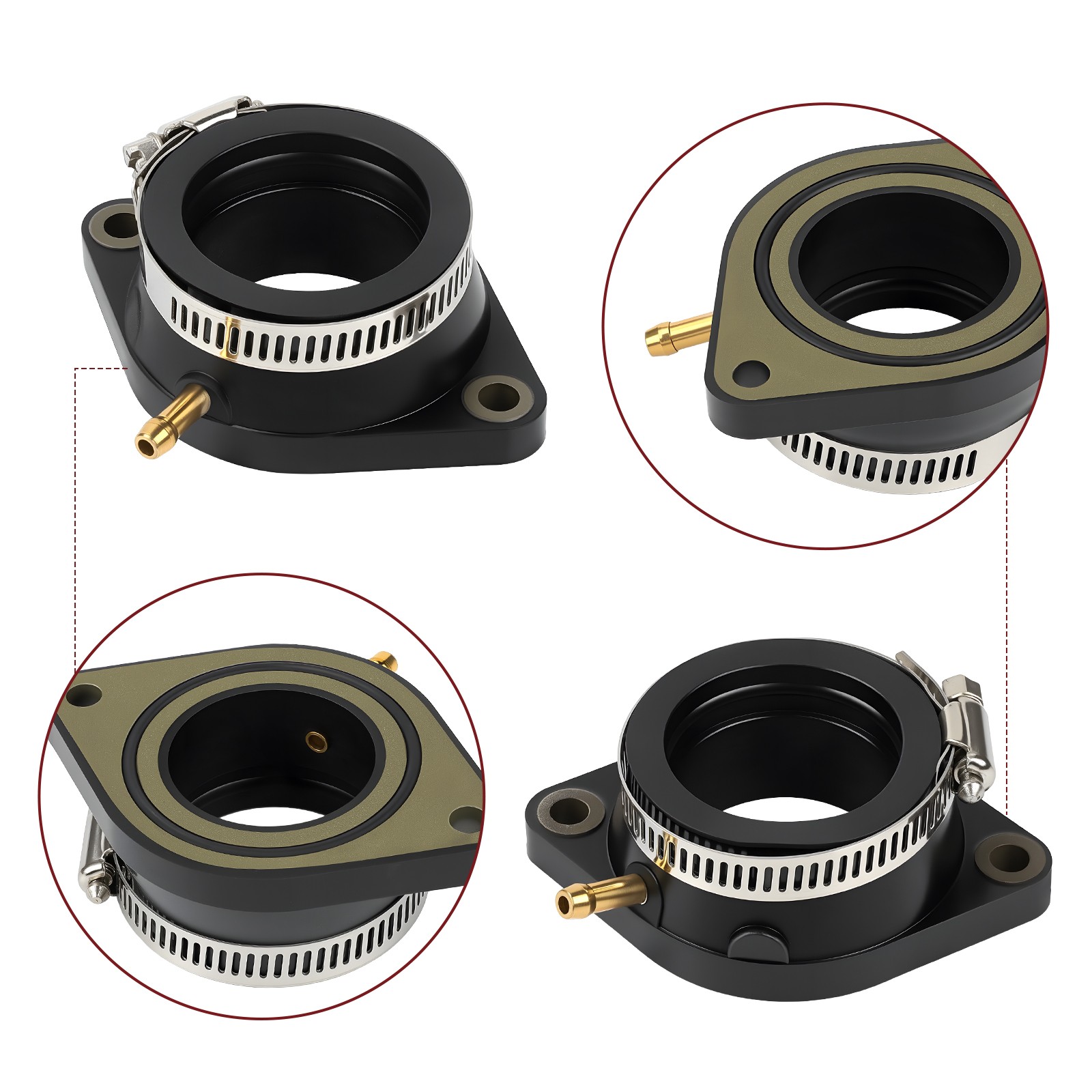 1999 – 2005 FOR YAMAHA V-STAR 1100 XVS1100 A / AT CARBURETOR & JOINT INTAKE BOOT