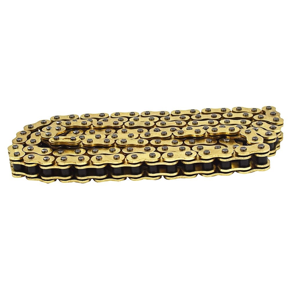 ATV Motorcycle 525 Pitch 120 Links With O-Ring Drive Chain Gold Color 525-120