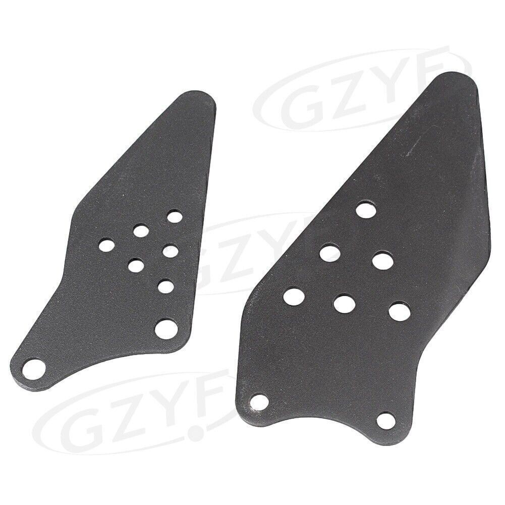 Front Footpegs Footrests Bracket Kit Fit Kawasaki Ninja ZX6R 05-08 Driver Rider