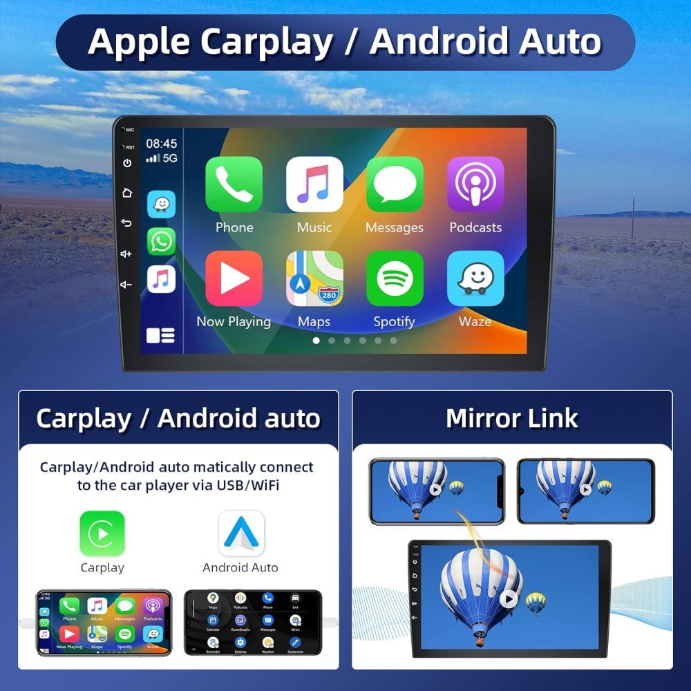 64GB Android Auto Carplay For Honda Insight 2009-2014 Stereo Radio 9” Head Unit