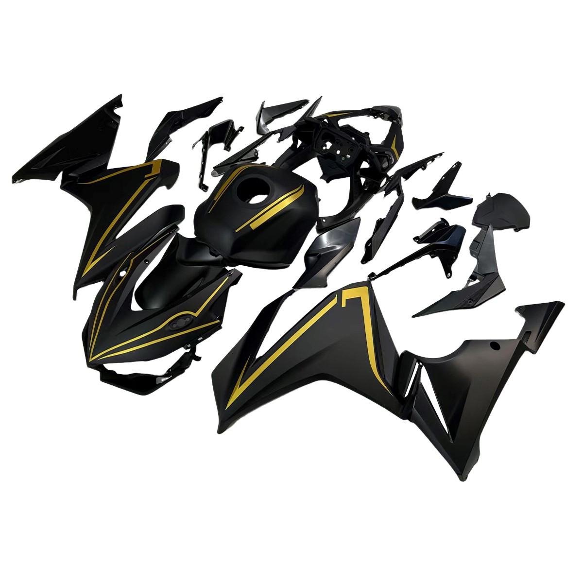 For Honda Fairing CBR500R 2019 20 21 22 2023 Matte Black Yellow Bodywork Plastic
