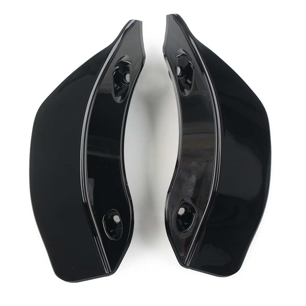 Black Upper Fairing Accents Air Wind Deflector For Harley Road Glide FLTRX 15-20