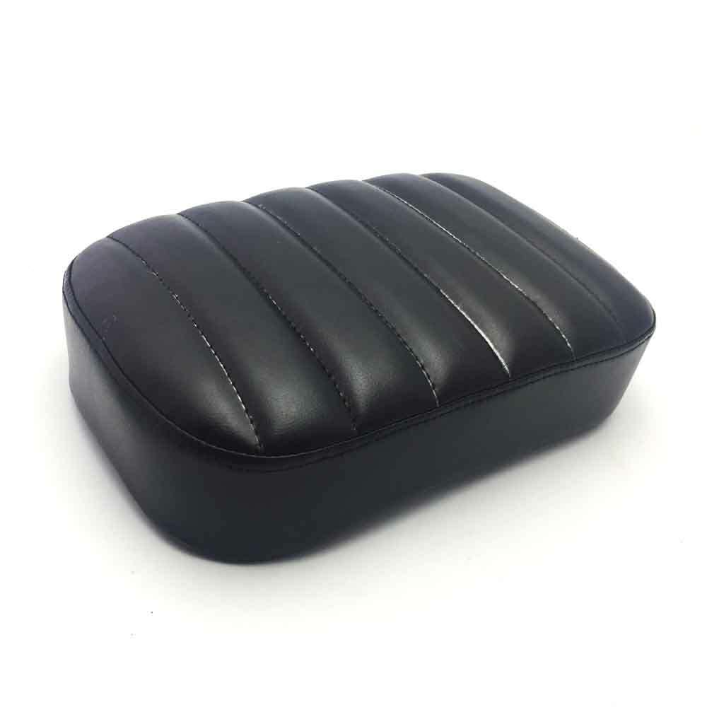 8 Suction Cup Rectangular Pillion Passenger Pad Seat For Harley Chopper Custom T