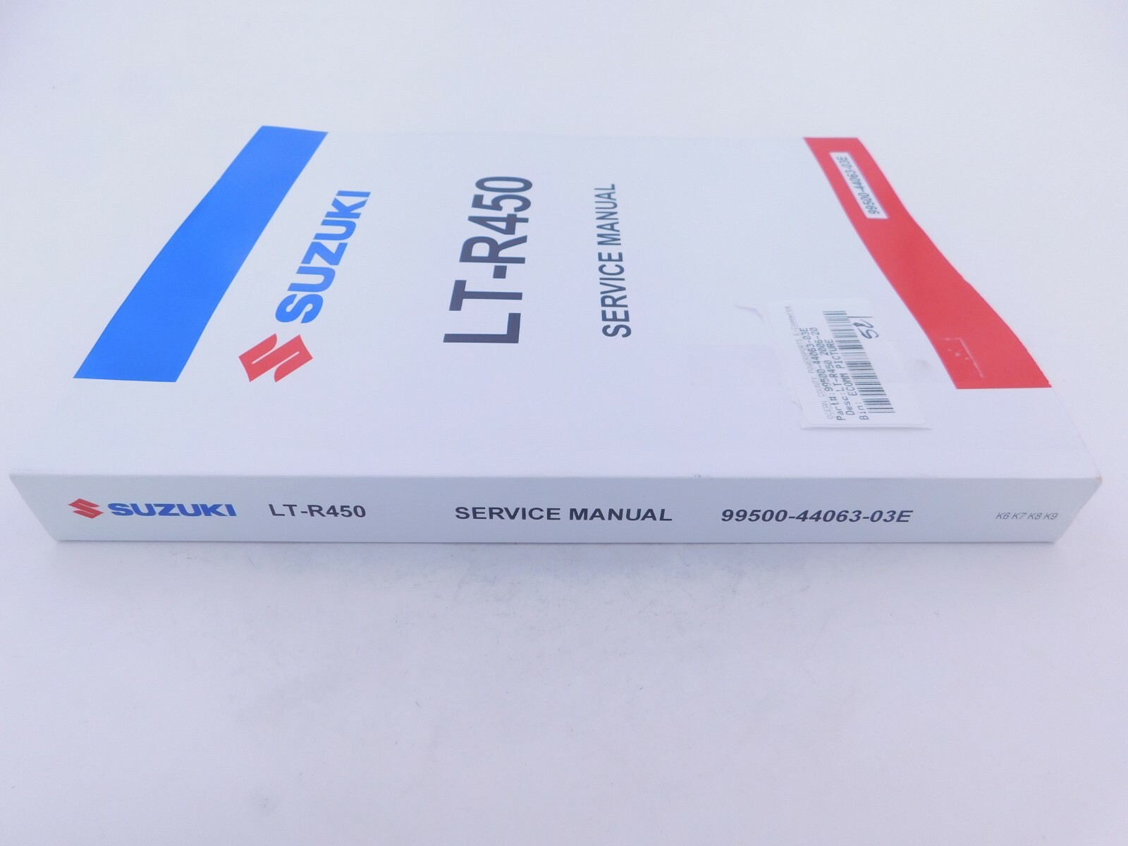SUZUKI MECHANIC REPAIR SERVICE SHOP MANUAL BOOK LTR450 450 QUAD RACER OEM NEW