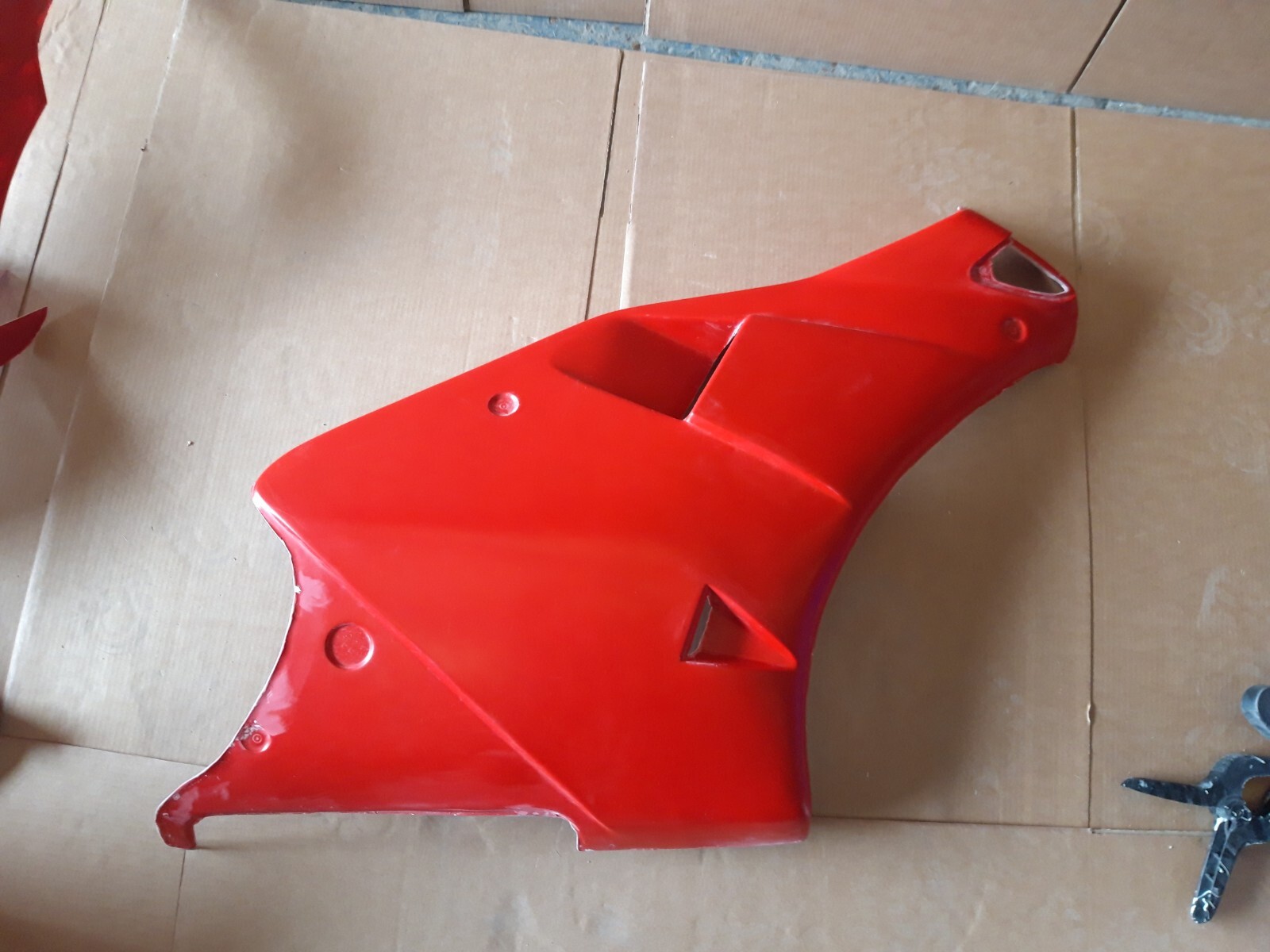Ducati 851 Full Fairing Panel Set Fiberglass in Red + Race and Road nosecones