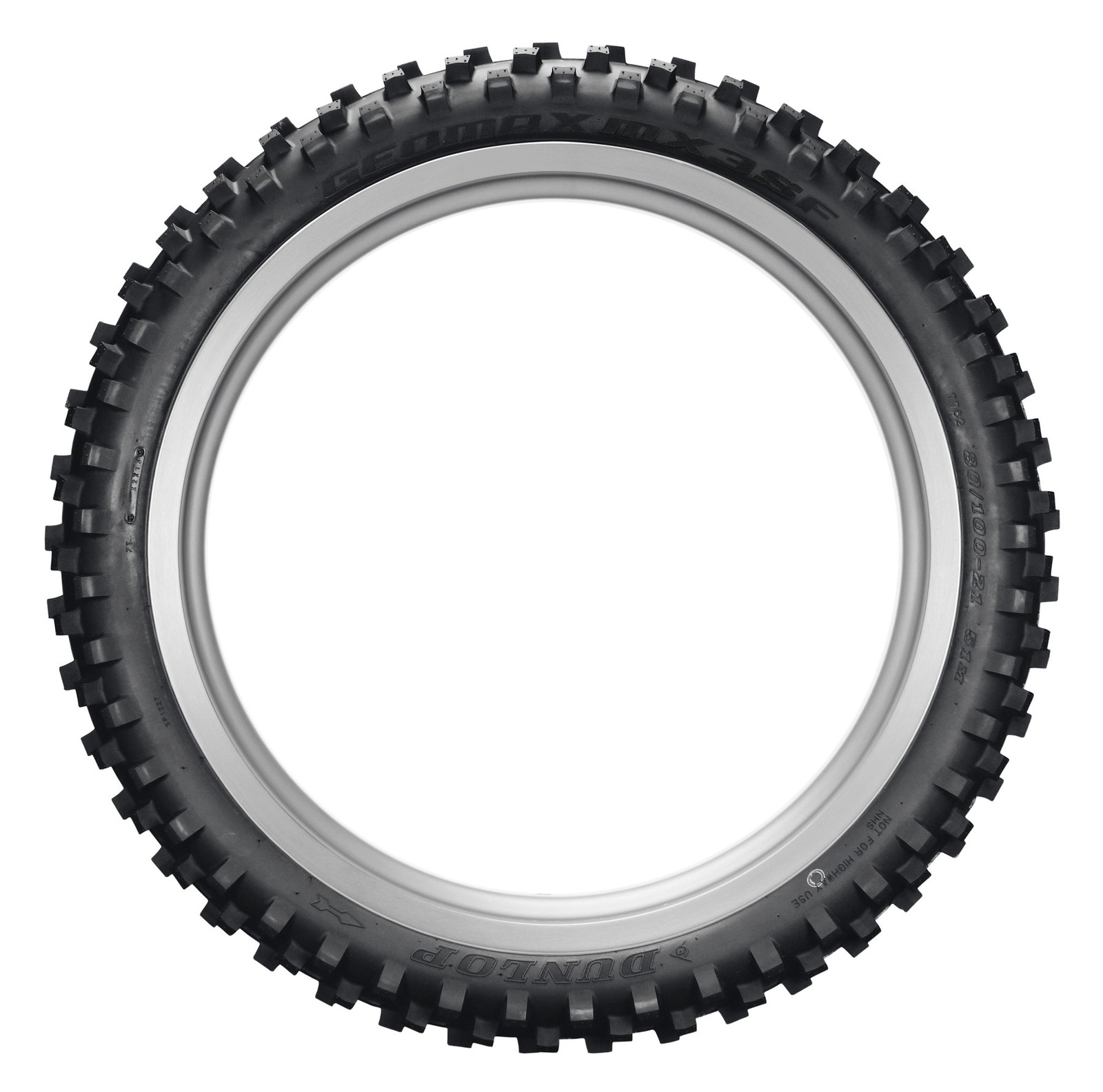 Dunlop Geomax MX3S Front Tire 80/100-21 51M Bias Tube Type