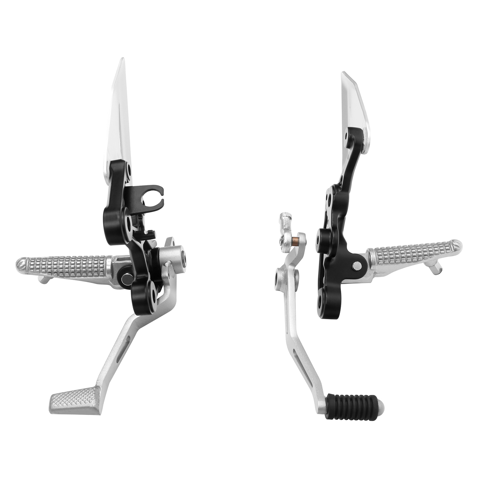 Driver Footpegs Pegs Bracket Fit For Kawasaki Ninja 400 2018-2023 Z400 2019-2023