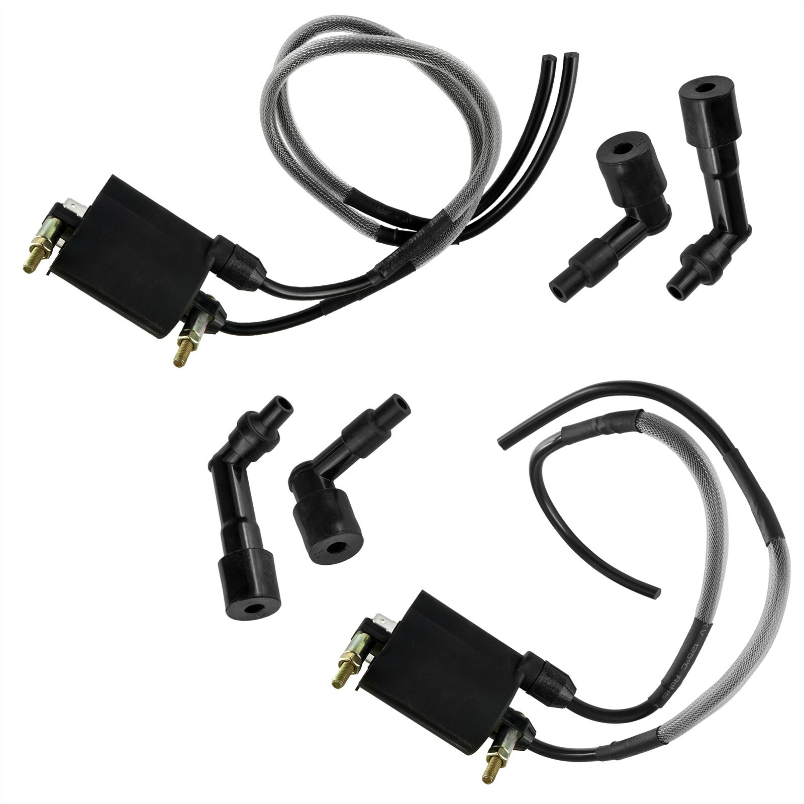 Complete Ignition Coil Wire Cap Kit for Kawasaki Vulcan 1500 Classic 1997-2008