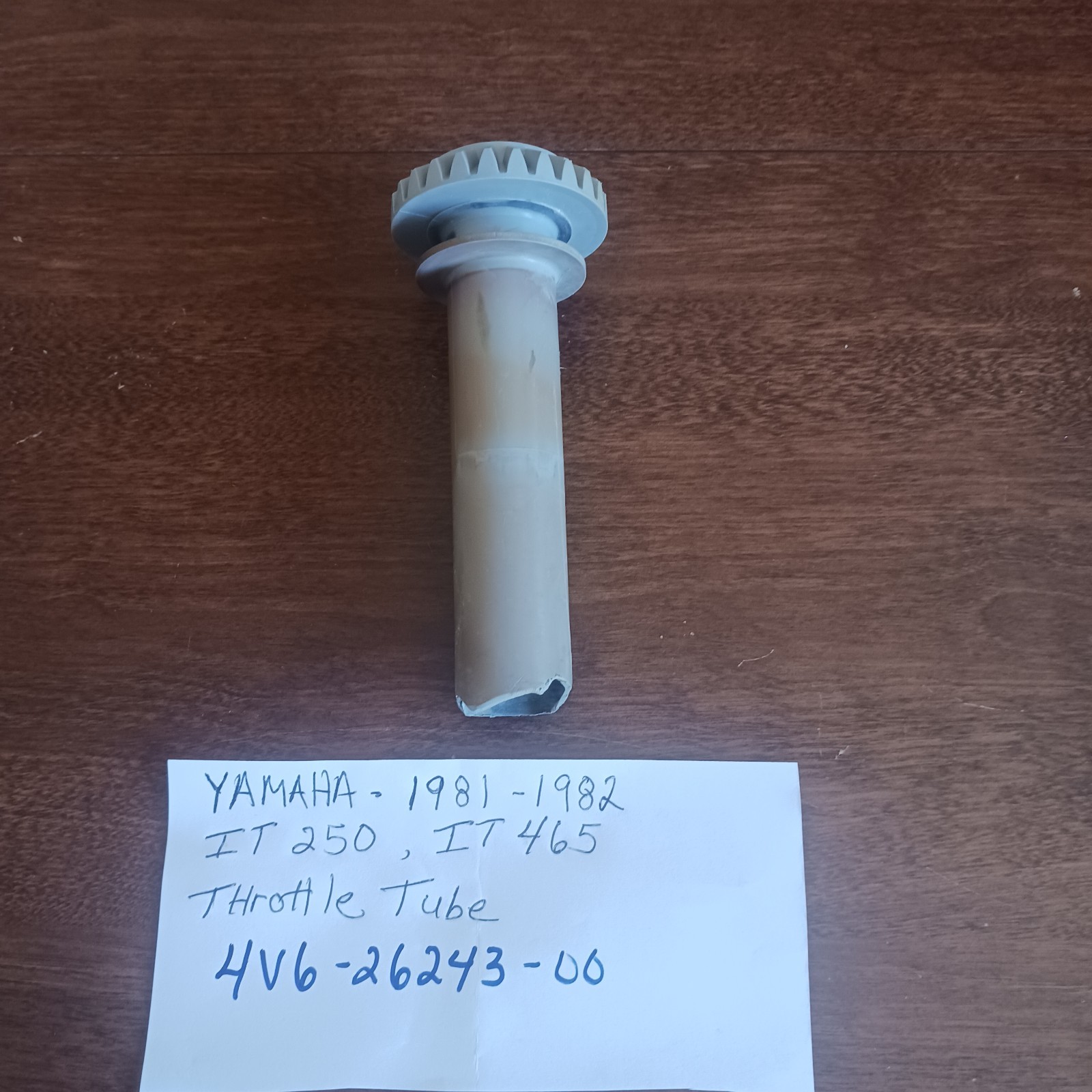 YAMAHA 1981 1982 YZ IT 125 175 250 465 490 THROTTLE TUBE 4V6-26243-00 AHRMA VMX
