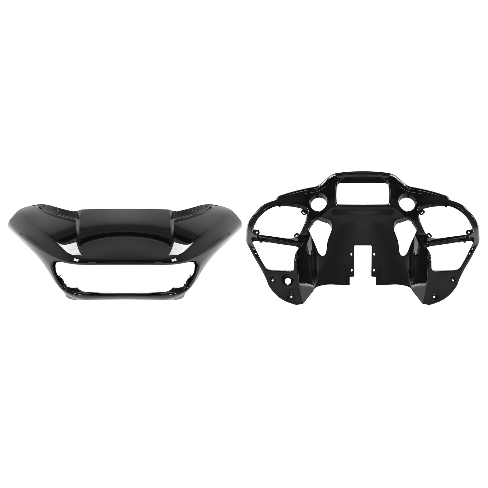 Fit For Harley Touring Road Glide FLTR 2015-Up Vivid Black Inner & Outer Fairing