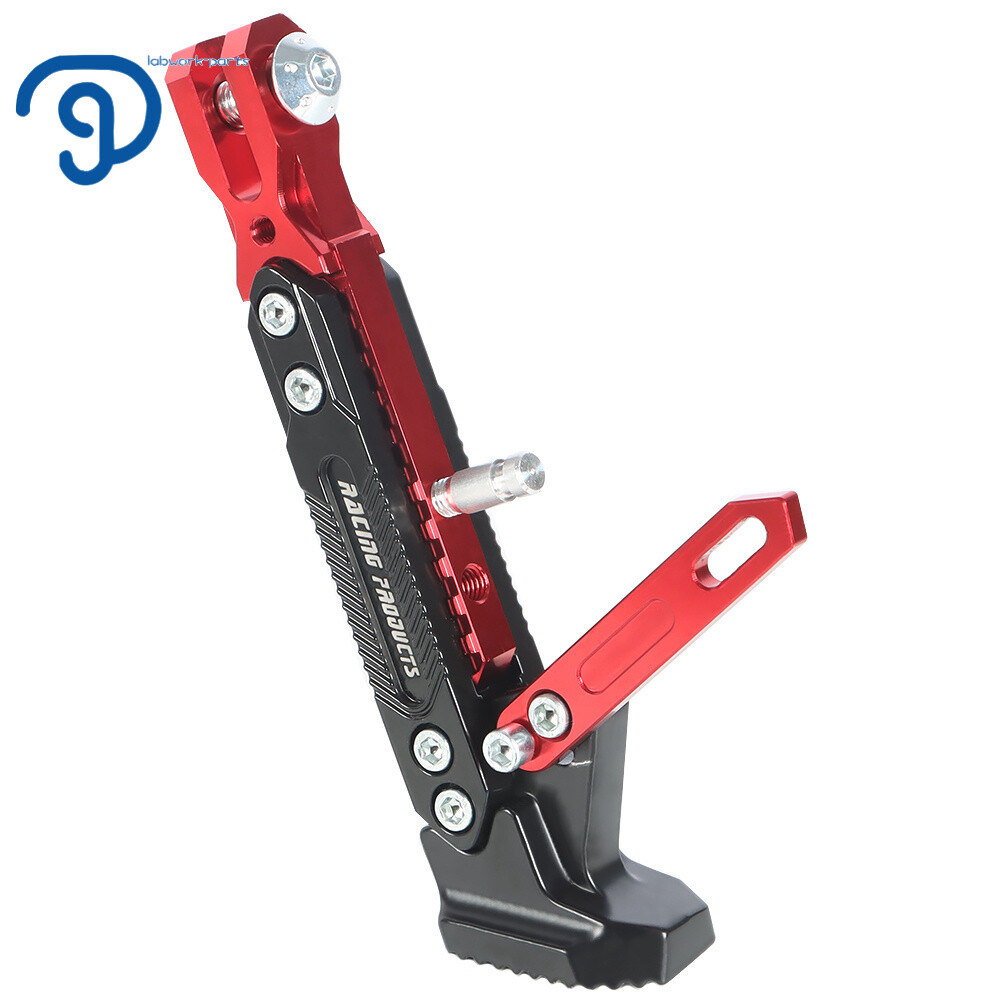 Motorcycle CNC Aluminum Alloy Kickstand Side Support Kick Stand Adjustable NEW