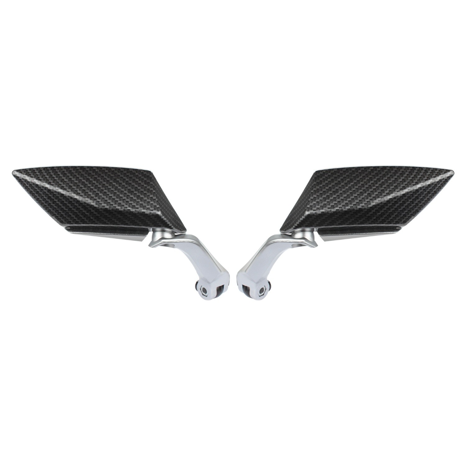 Rear view mirror mirror carbon look M8 for Simson S 51/1B 50 4-speed manufactured 89-90