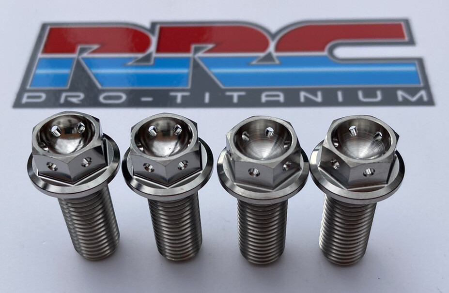 Suzuki SV650 Mini Twin all years, Grade 5 Titanium M10 Brake Caliper Bolts-4off