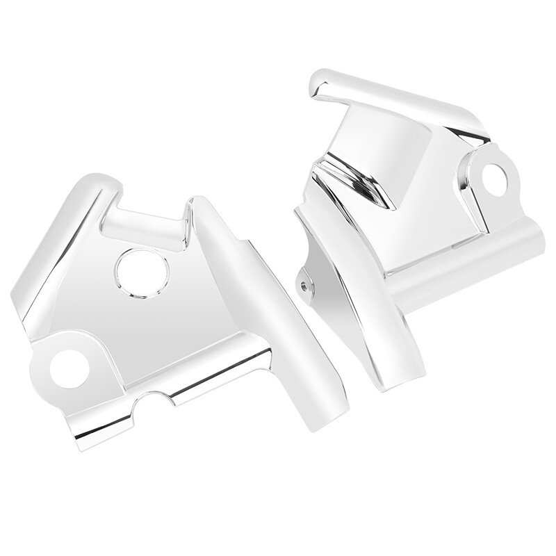 Pair Front Fork Upper Frame Neck Cover For Yamaha V-Star XVS1100 1999-2011