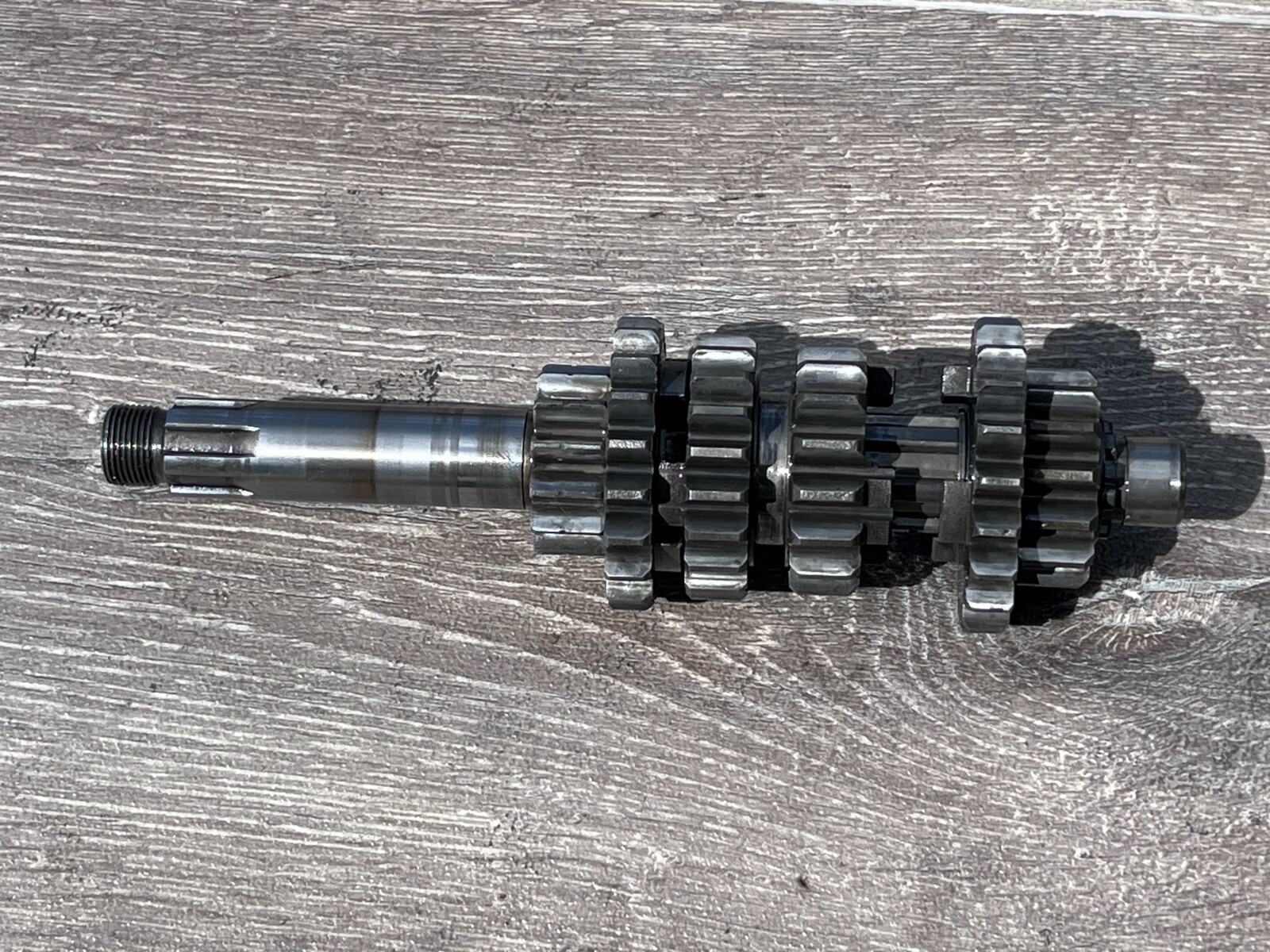 Yamaha YZ 125 YZ125 3N8 Gearbox Drive Shaft Main Shaft Gear Gears Gear