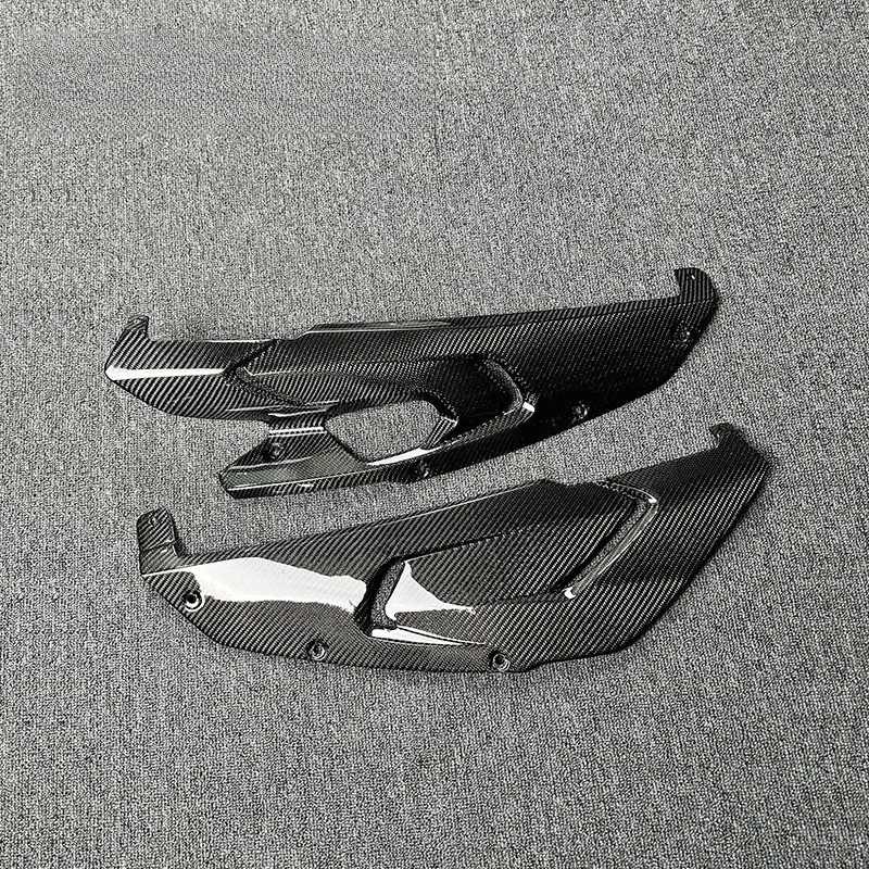 AOTWTR For QJMOTOR SRK 921RR 100% Carbon Fiber Rear Swingarm Frame Guard Fairing