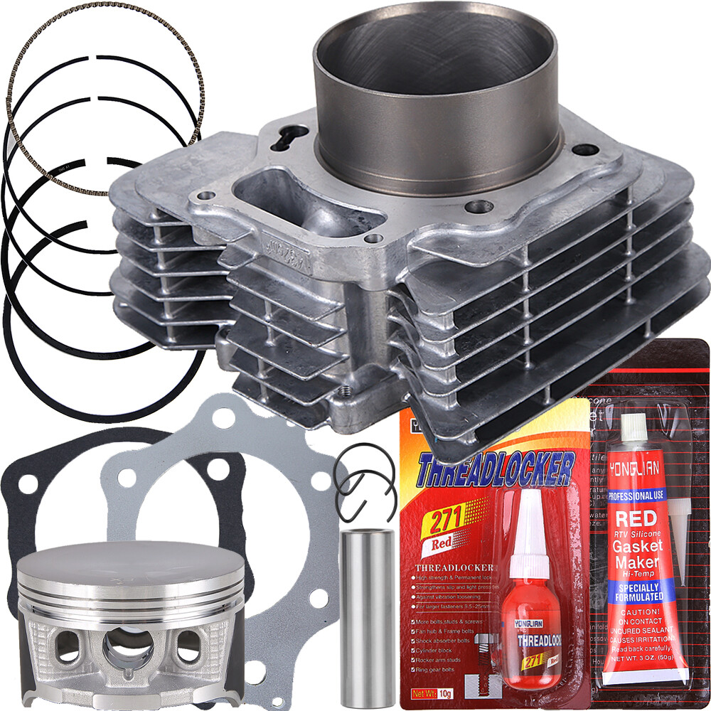 Cylinder Piston Gasket Top End Kit for Honda Foreman 450 TRX450FE 4×4 ES 2002-04