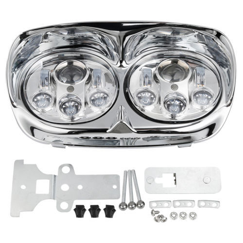 Inner Outer Fairing Dual Headlight Fit For Harley Road Glide FLTR 1998-2013 2012