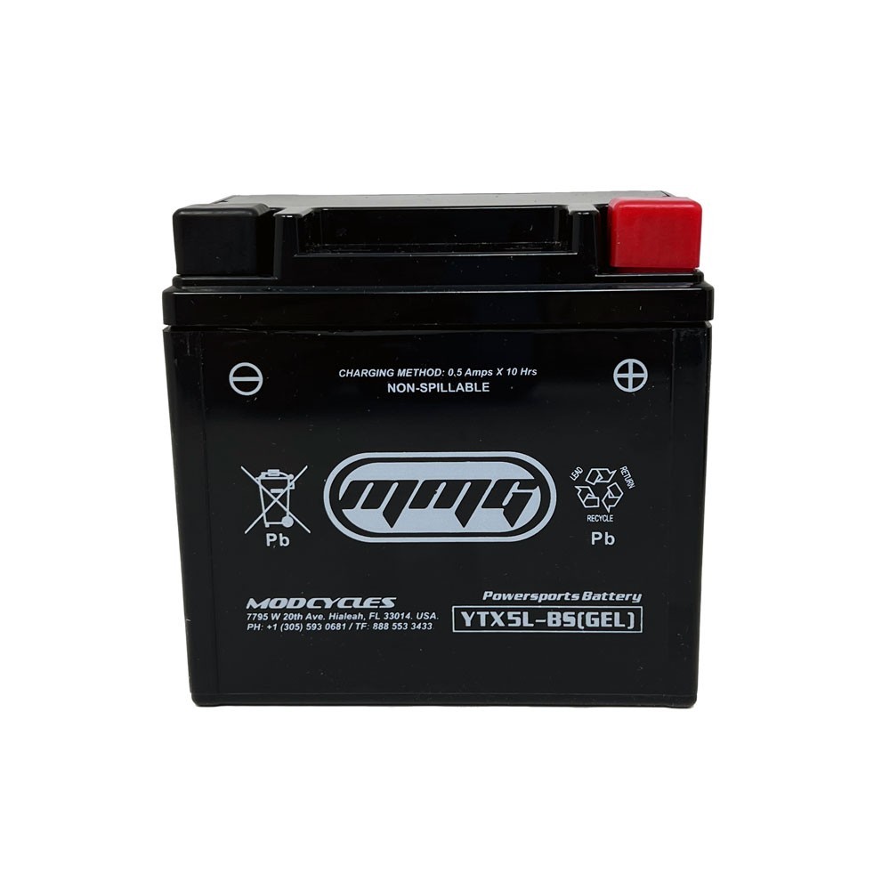 MMG YTX5L-BS GEL CELL Battery Factory Sealed Activated 12V 4Ah Motorcycle