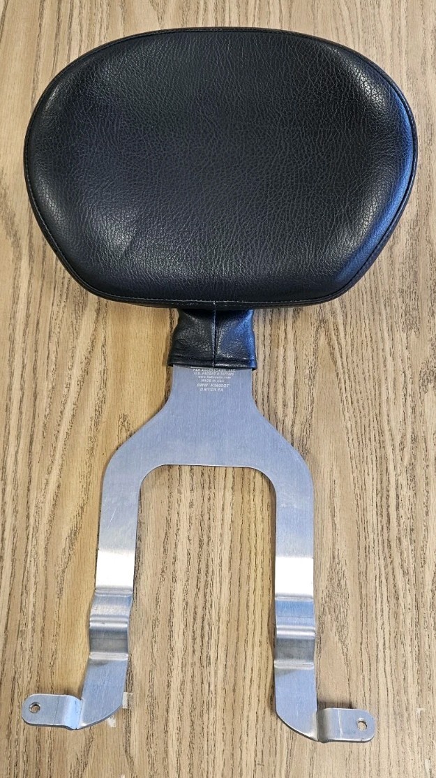 BMW K 1600 GT BACK REST BACKREST BAKUP K1600 GT DRIVER / RIDER BACKREST