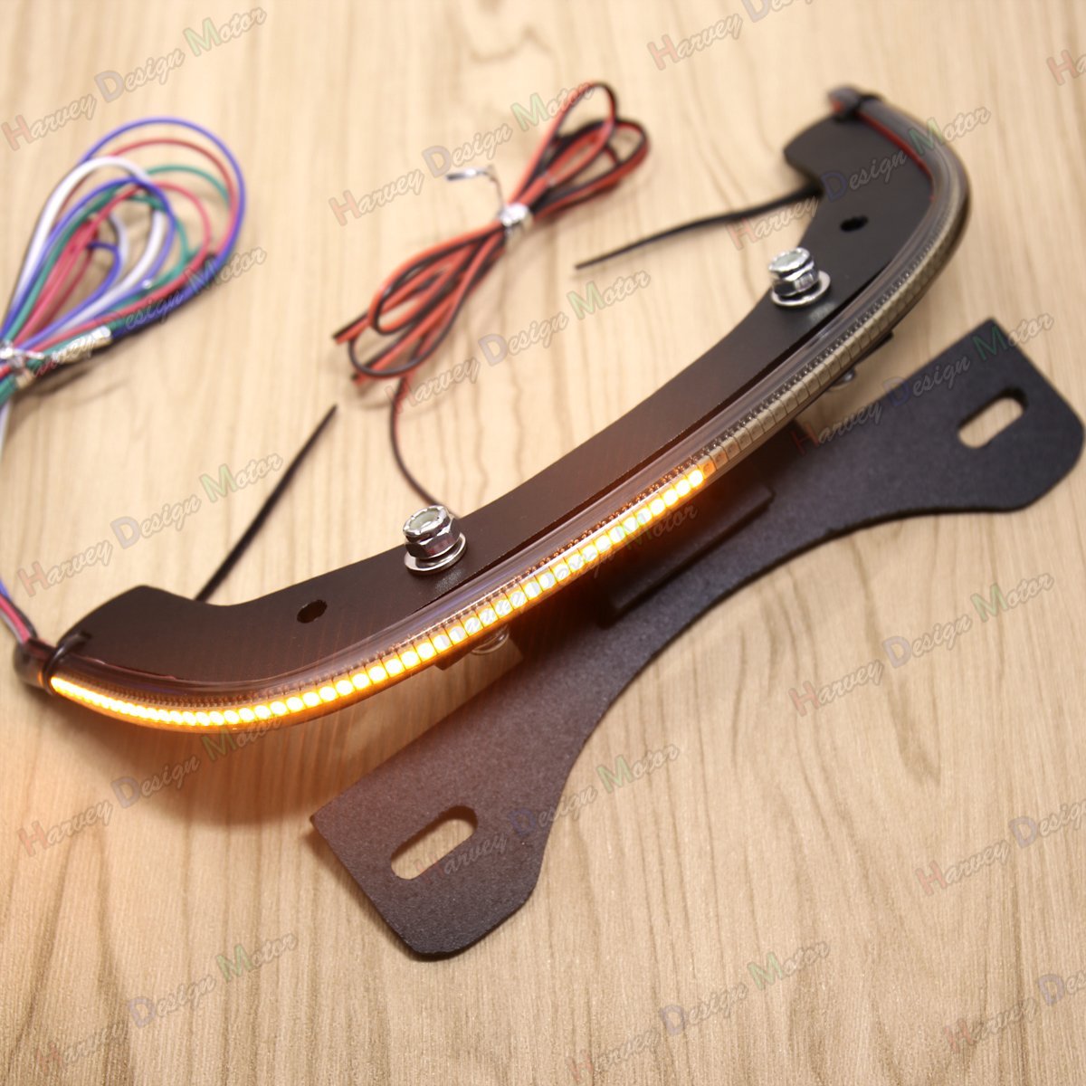 LED Fender Eliminator Integrated Tail Light Bar For Harley V-Rod 2012-2016