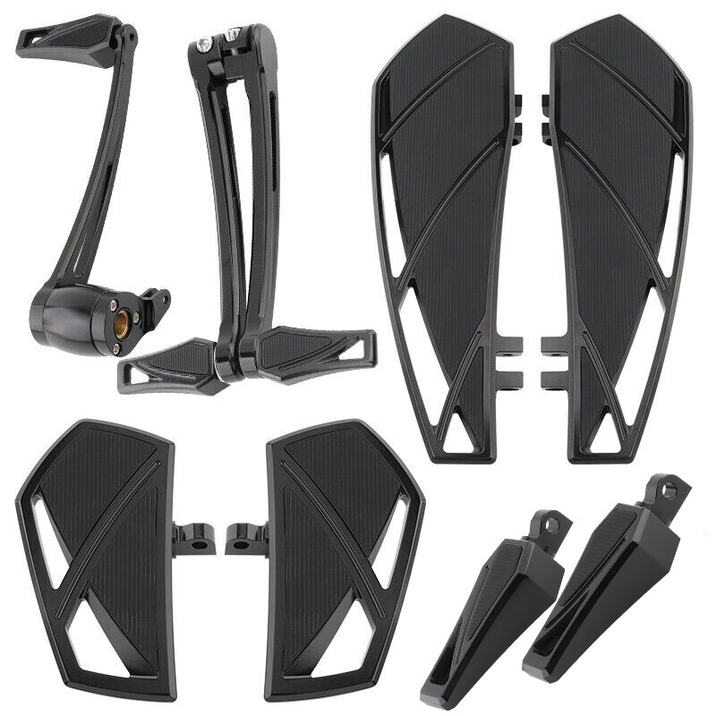 Foot Pegs Floorboards Brake Arm Shifter Lever Pedal Set For Harley Touring 14-24