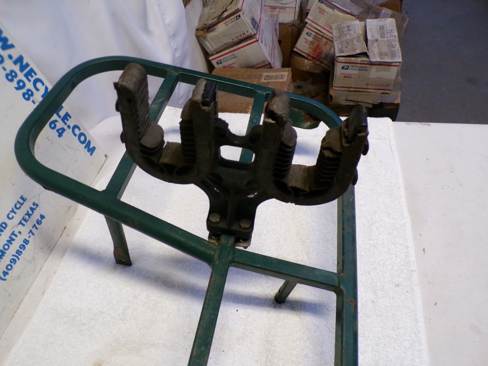 99 Polaris Big Boss 500 6×6 Front Luggage Rifle Rack Storage OEM 2670137