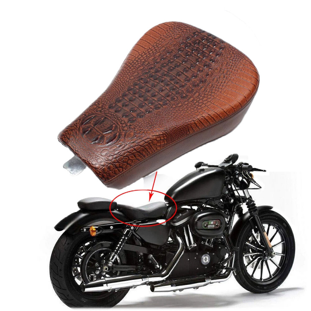Front Driver Solo Seat + Rear Passenger For Harley Davidson Sportster XL1200 883