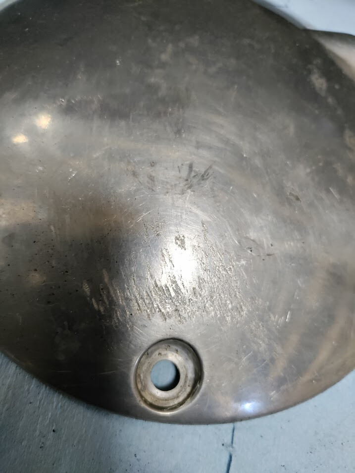 OEM HARLEY SPORTSTER POLISHED SILVER CLUTCH INSPECTION DERBY COVER 34742-94A