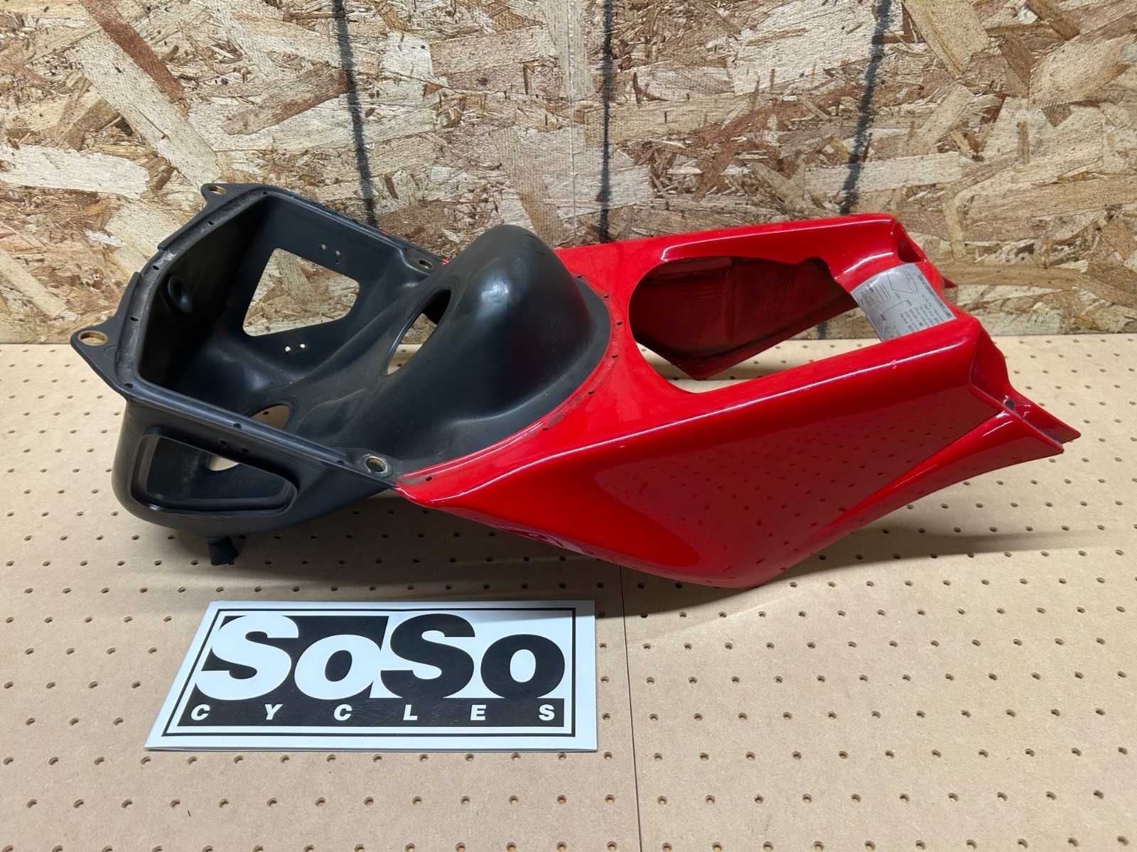 DUCATI 748-916-996 Red Air Box #44220091CA – OEM Hard to Find Part