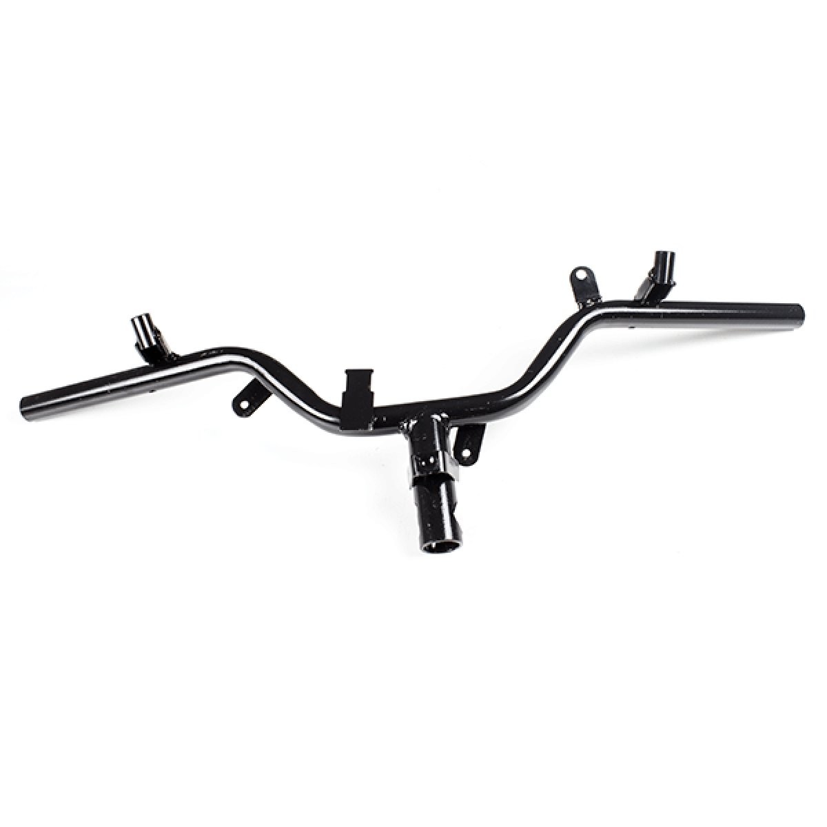 Handlebar Side to Side Bolt Fixing Black Steel Painted Easy Installation Scooter