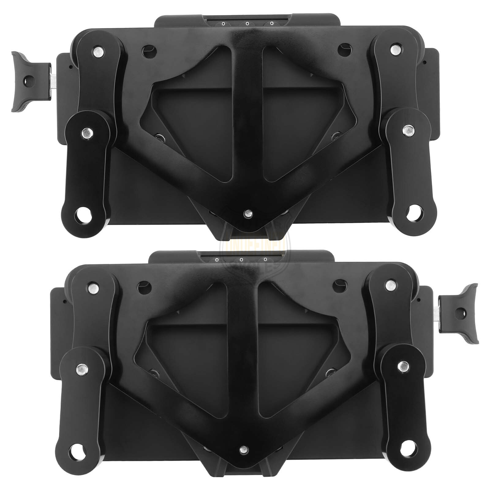 Universal Quick Release Saddlebag Pannier Mounting Kit Lockable Mount For Harley
