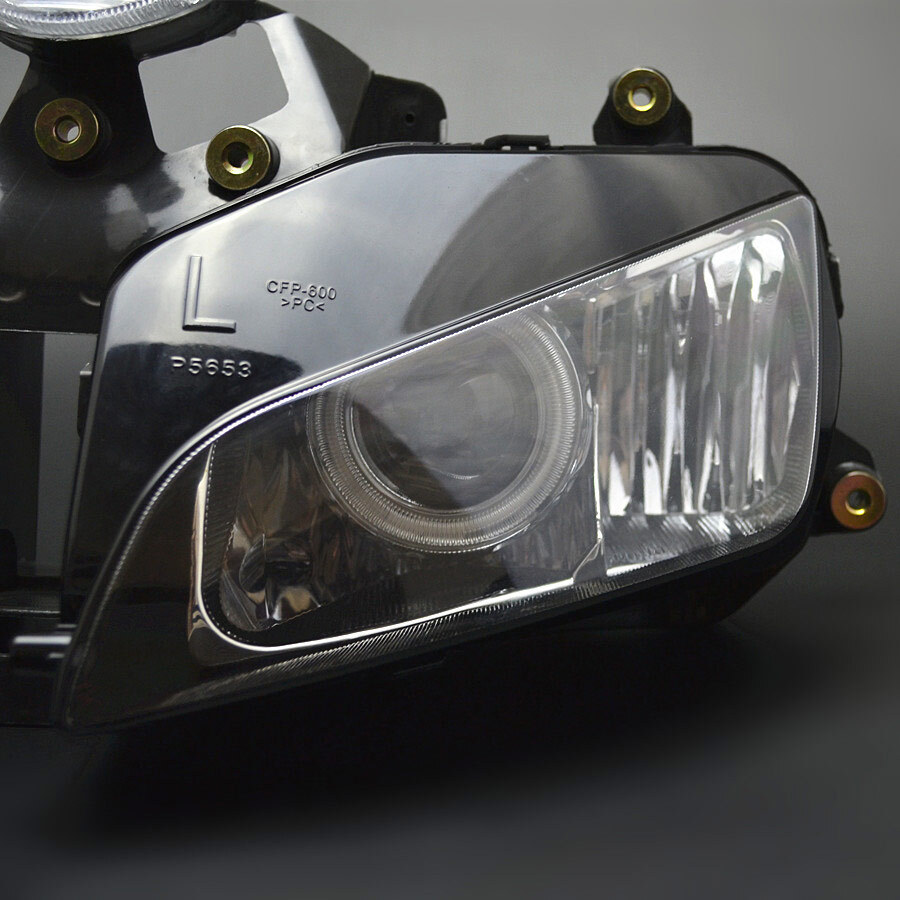 Blue Angel Eye HID Headlight Assembly Fit For Honda CBR600RR 2003 2004 2005 2006