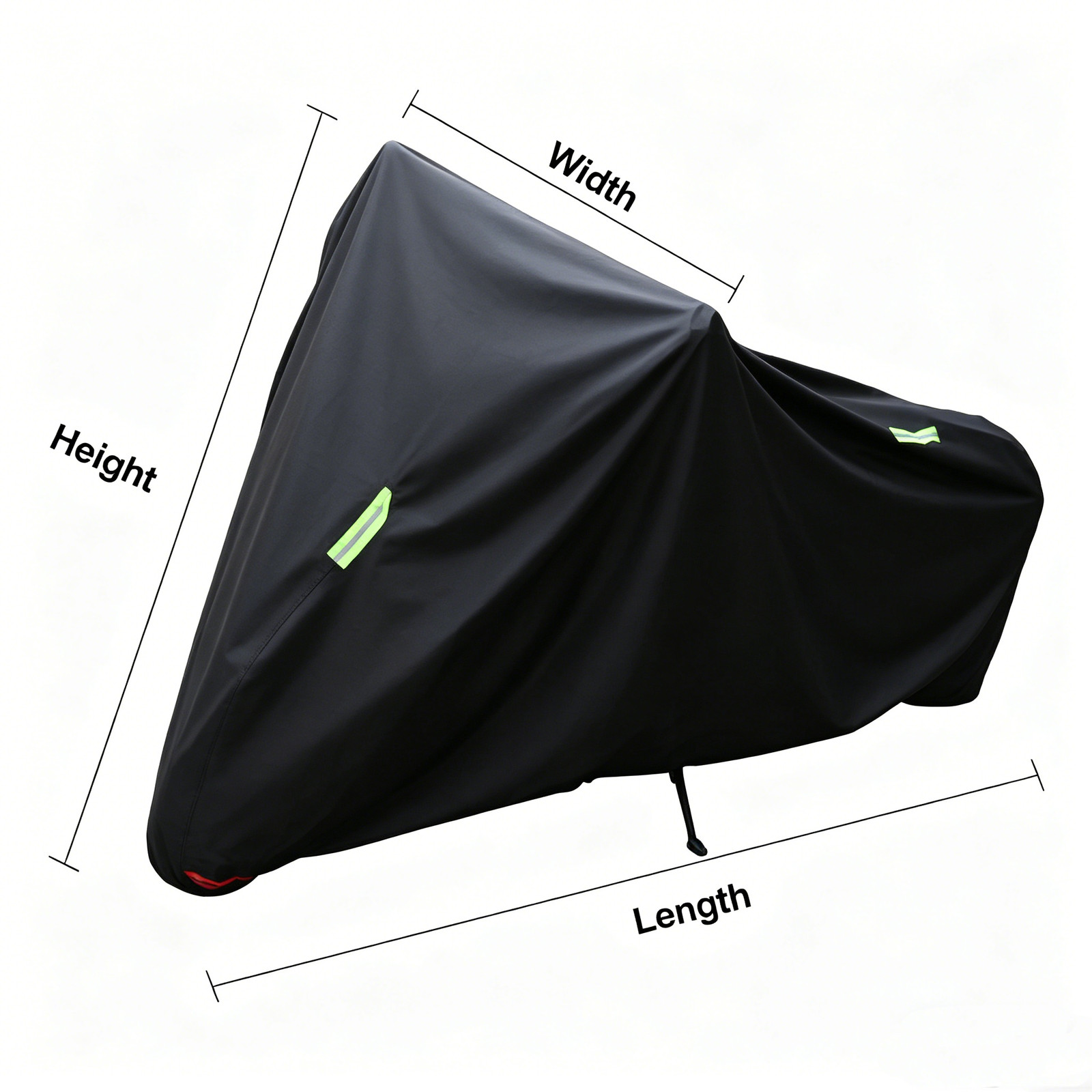 M Black Motorcycle Bike Storage Cover Outdoor Dust Waterproof For Honda Grom 125