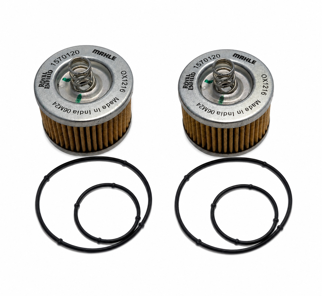 Genuine Royal Enfield Oil Filter Service Kit 500 KM Pack of 2 For Meteor 350cc