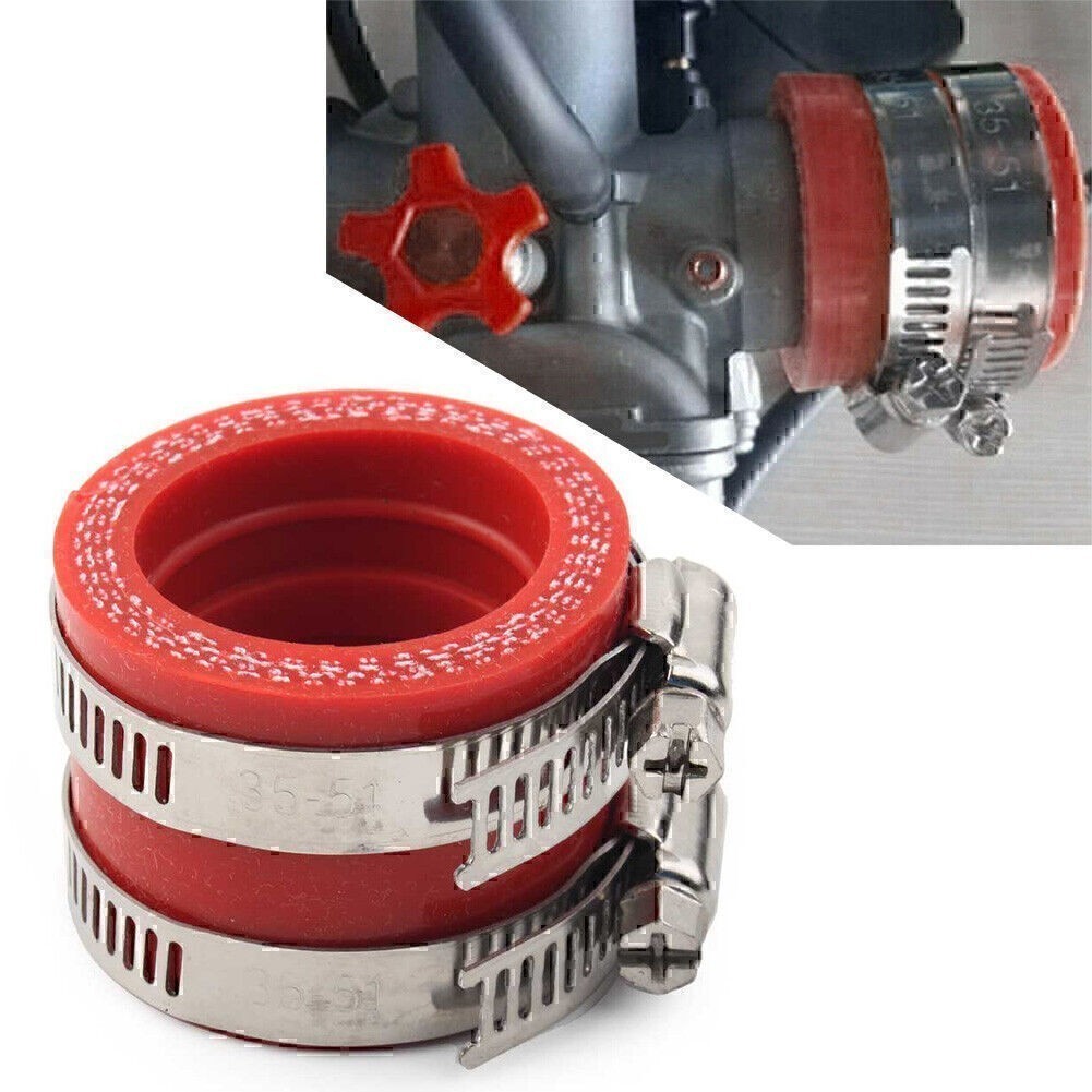 Motorcycle Carburetor Adapter Interface Rubber Manifold For PWK 28/30mm
