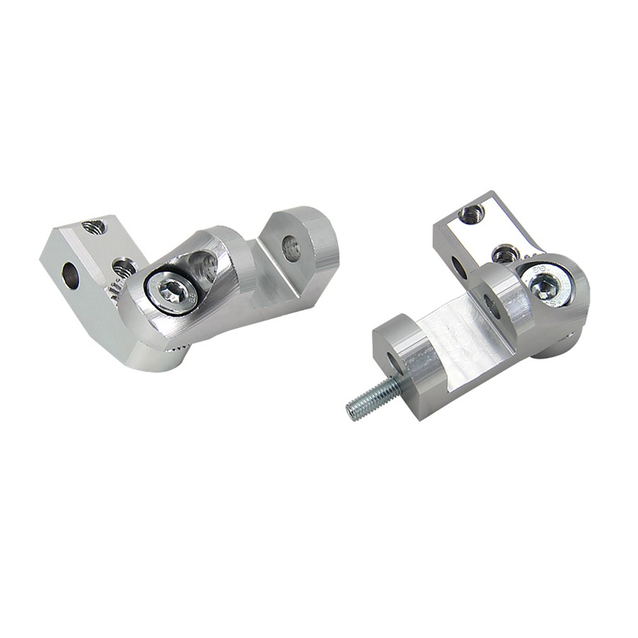 1 Pair Universal CNC Aluminum Motorcycle Foot Peg Passenger Footpeg Lowering Kit