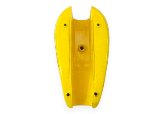 Fit For Triumph T140 Yellow & White Painted Steel Petrol Fuel Gas Tank