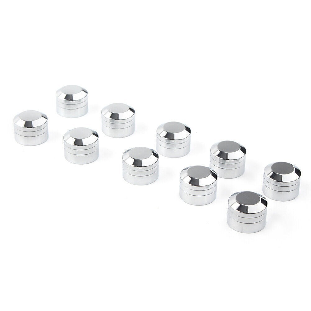 CNC Chrome Inner 9mm Schrauben Motor Bolt Topper Cap Cover Fit Harley