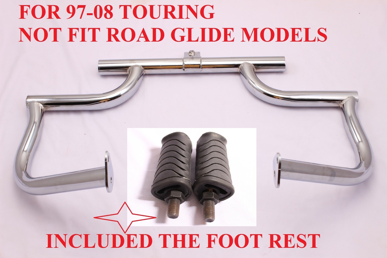 ENGINE GUARD HIGHWAY CRASH BAR 4 HARLEY TOURING ROAD KING STREET ULTRA GLIDE 1.5