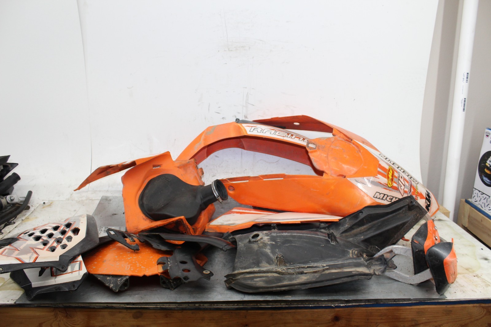 2007 07 KTM SXF SX-F OEM PLASTICS PANELS FENDERS BODY KIT FAIRINGS FAIRING