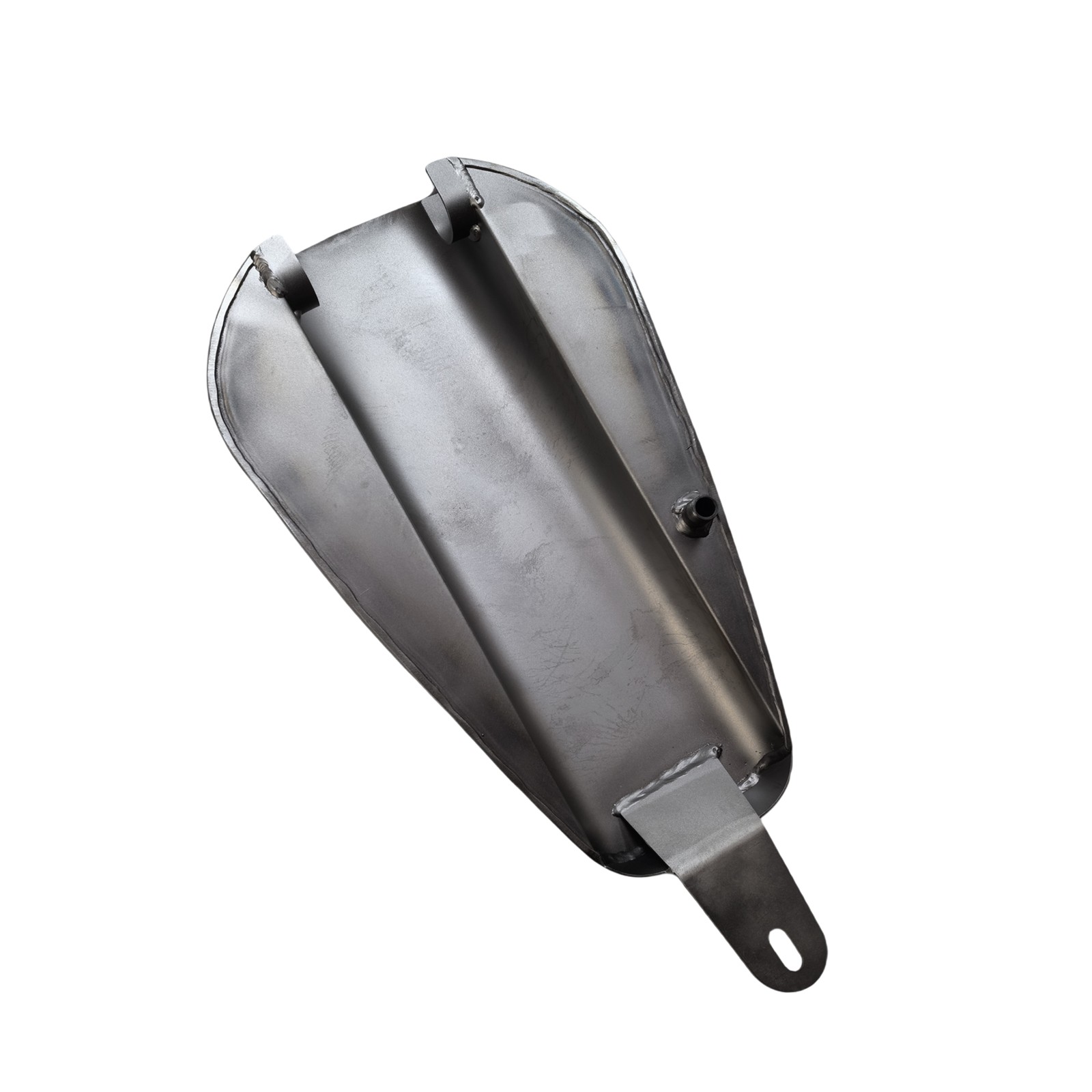 Unpainted Silver Petrol Fuel Tank W/ Oil Cap Fit For HONDA CB400SS 2001-2008 8L